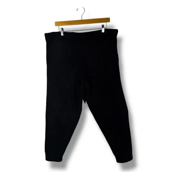 Softies Solid Marshmallow Hoodie Lounge Set, Black, Size XL - Picture 16 of 16